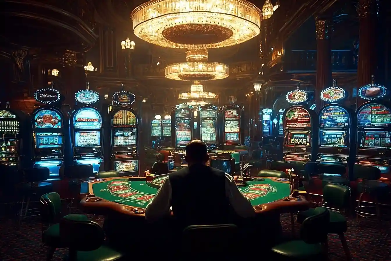 slot machine stand ideas